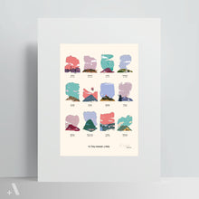 Load image into Gallery viewer, Tiny Islands of Italy / Poster Art Print
